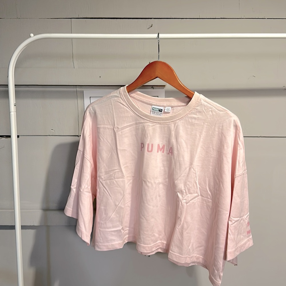 Puma Pink Crop Shirt